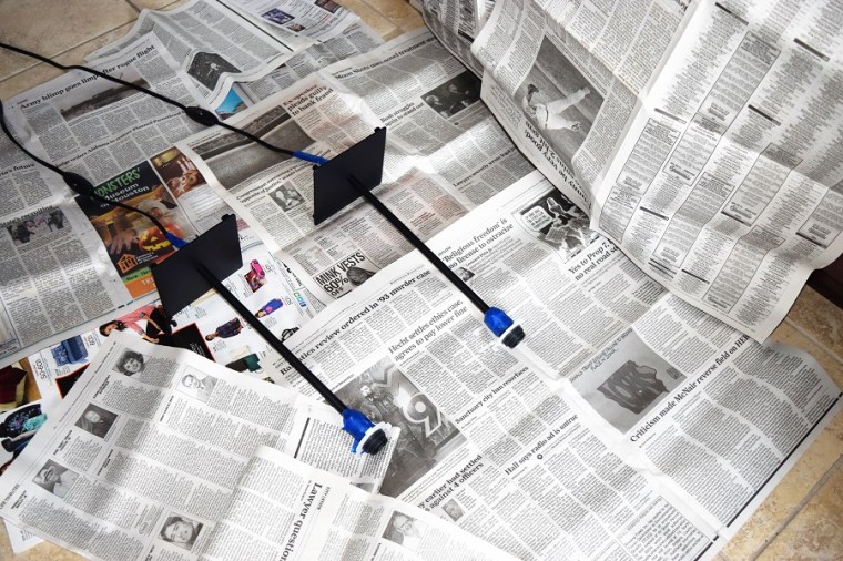 How to Paint IKEA Lamp 2