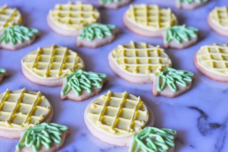 Pina Colada Cocktail Cookie Recipe by Bunny Baubles 12