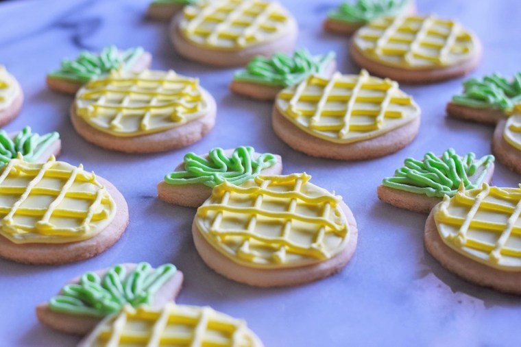 Pina Colada Cocktail Cookie Recipe by Bunny Baubles 3