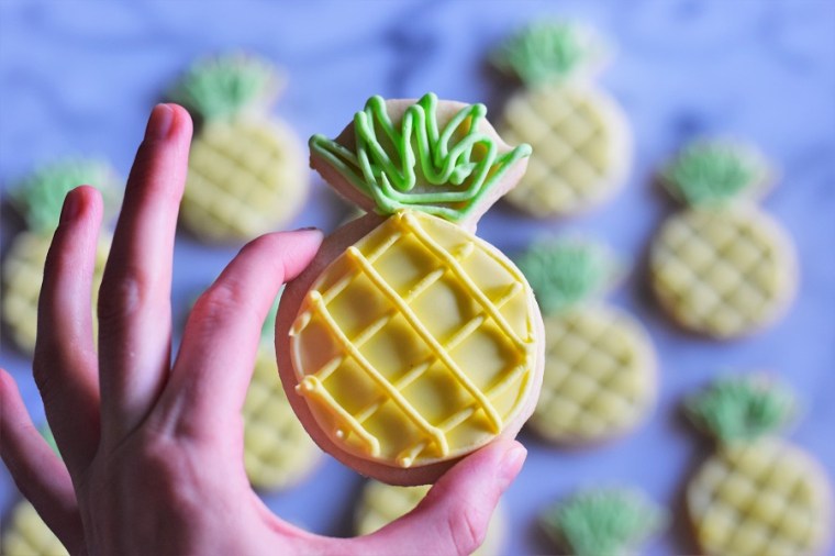 Pina Colada Cocktail Cookie Recipe by Bunny Baubles 4