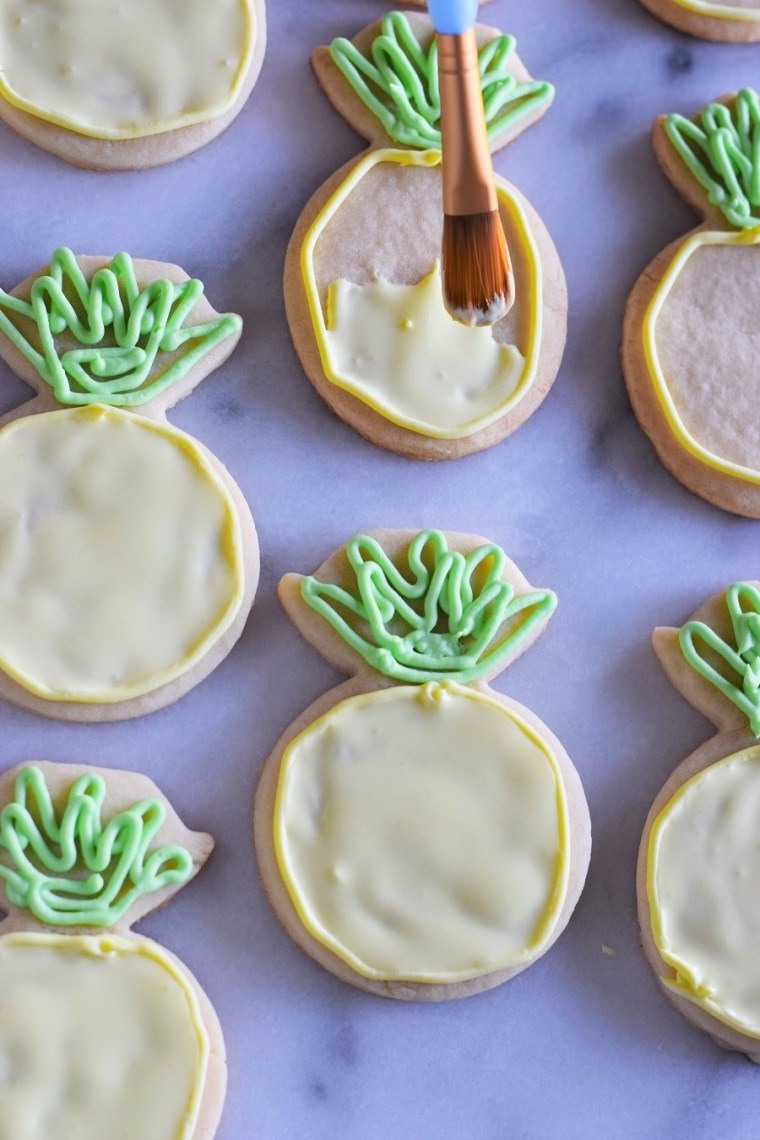 Pina Colada Cocktail Cookie Recipe by Bunny Baubles 6