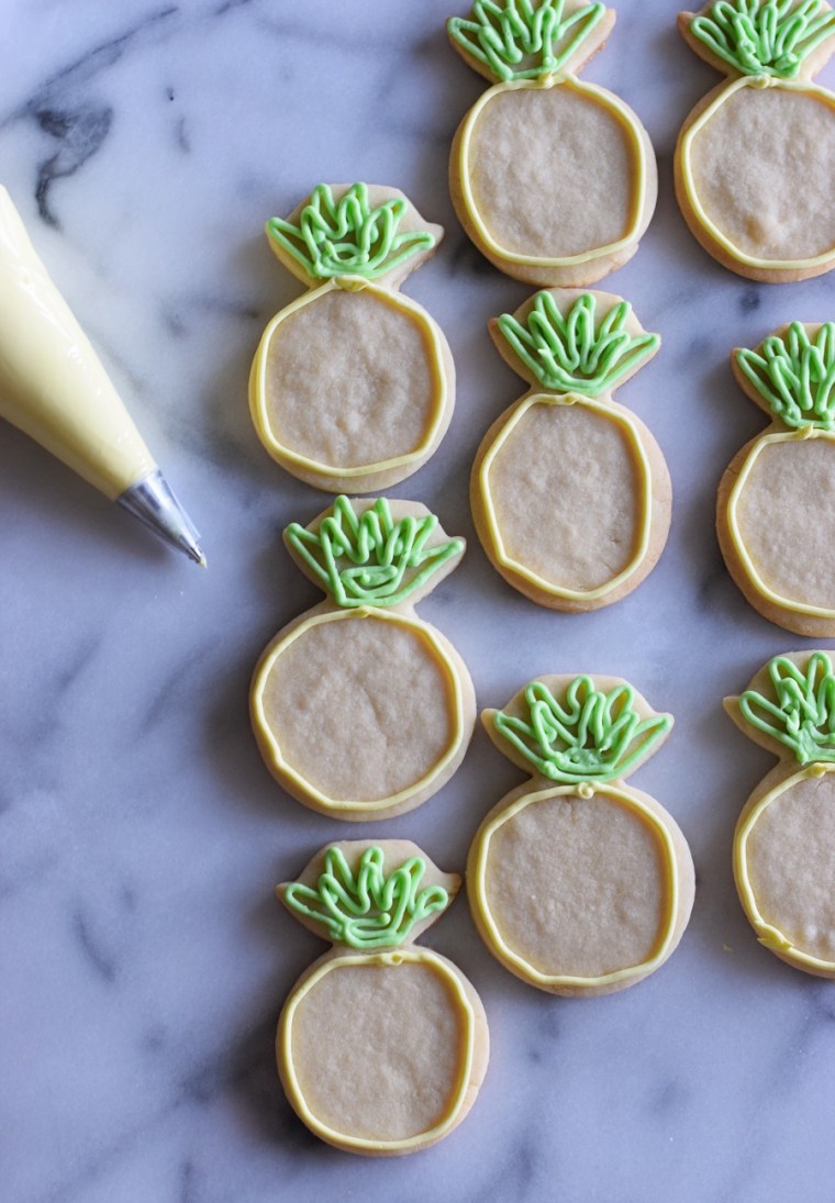 Pina Colada Cocktail Cookie Recipe by Bunny Baubles 7