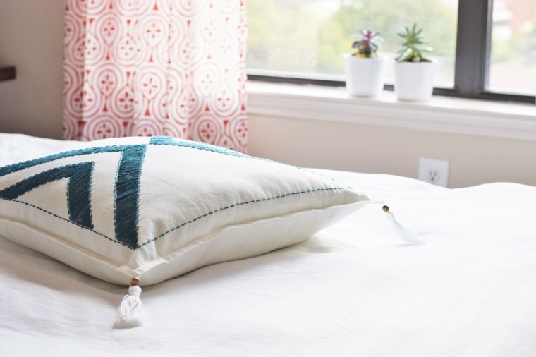 Embroidered Pillow Case DIY by Bunny Baubles 2