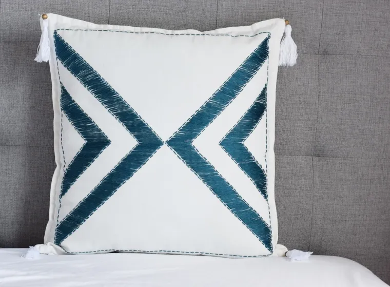 Embroidered Pillow Case DIY by Bunny Baubles 6