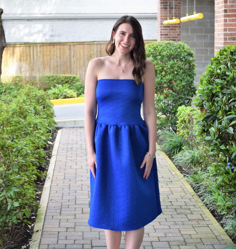 Strapless Scuba Cocktail Dress by Bunny Baubles 6