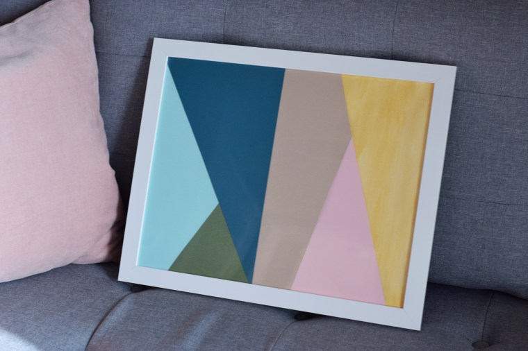 Easy DIY Geometric Artwork by Bunny Baubles 1
