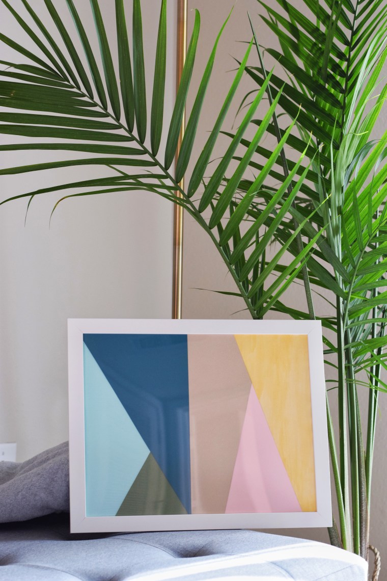 Easy DIY Geometric Artwork by Bunny Baubles 4