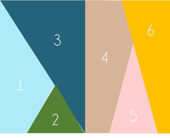 Easy DIY Geometric Artwork Step 1