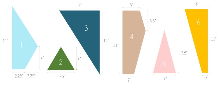 Easy DIY Geometric Artwork Step 2